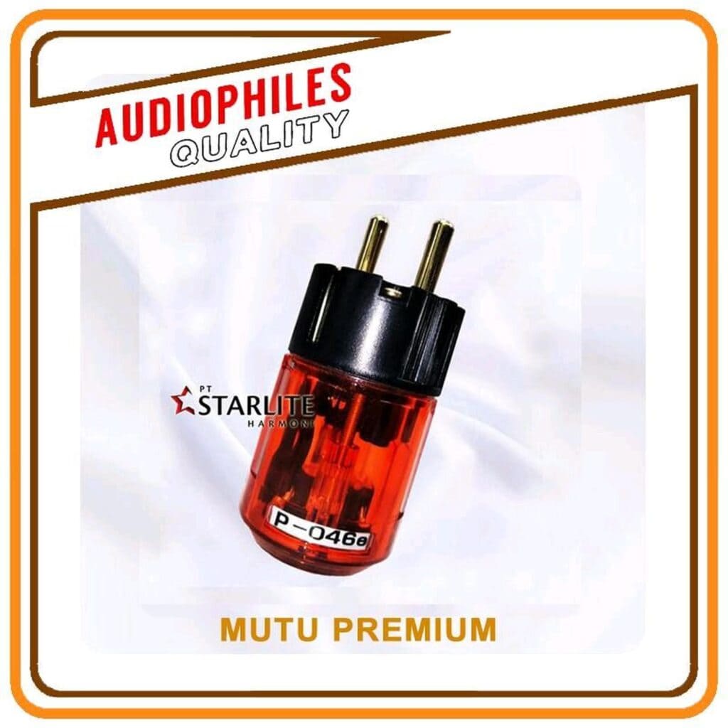 Steker Audio Power Plug EU Male Audiophile Quality