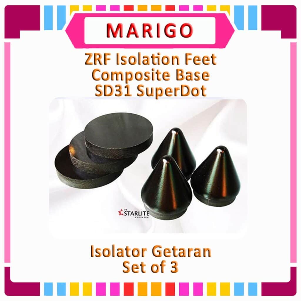 ZRF Isolation Feet+A1 Composite Base+SD31 SuperDot - Set of 3 - Marigo