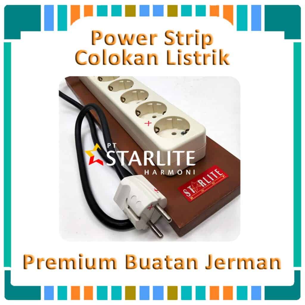 Power Strip colokan listrik premium buatan Jerman 1.5 M