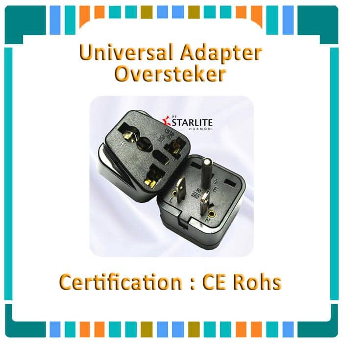 USA - Universal steker Adapter Oversteker colokan 10A 250V