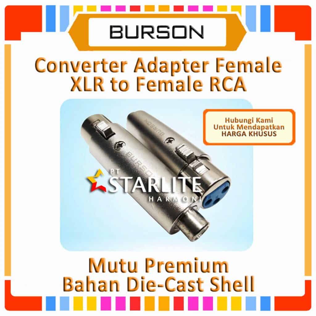 Burson Audio Converter Adapter Female XLR to Female RCA
